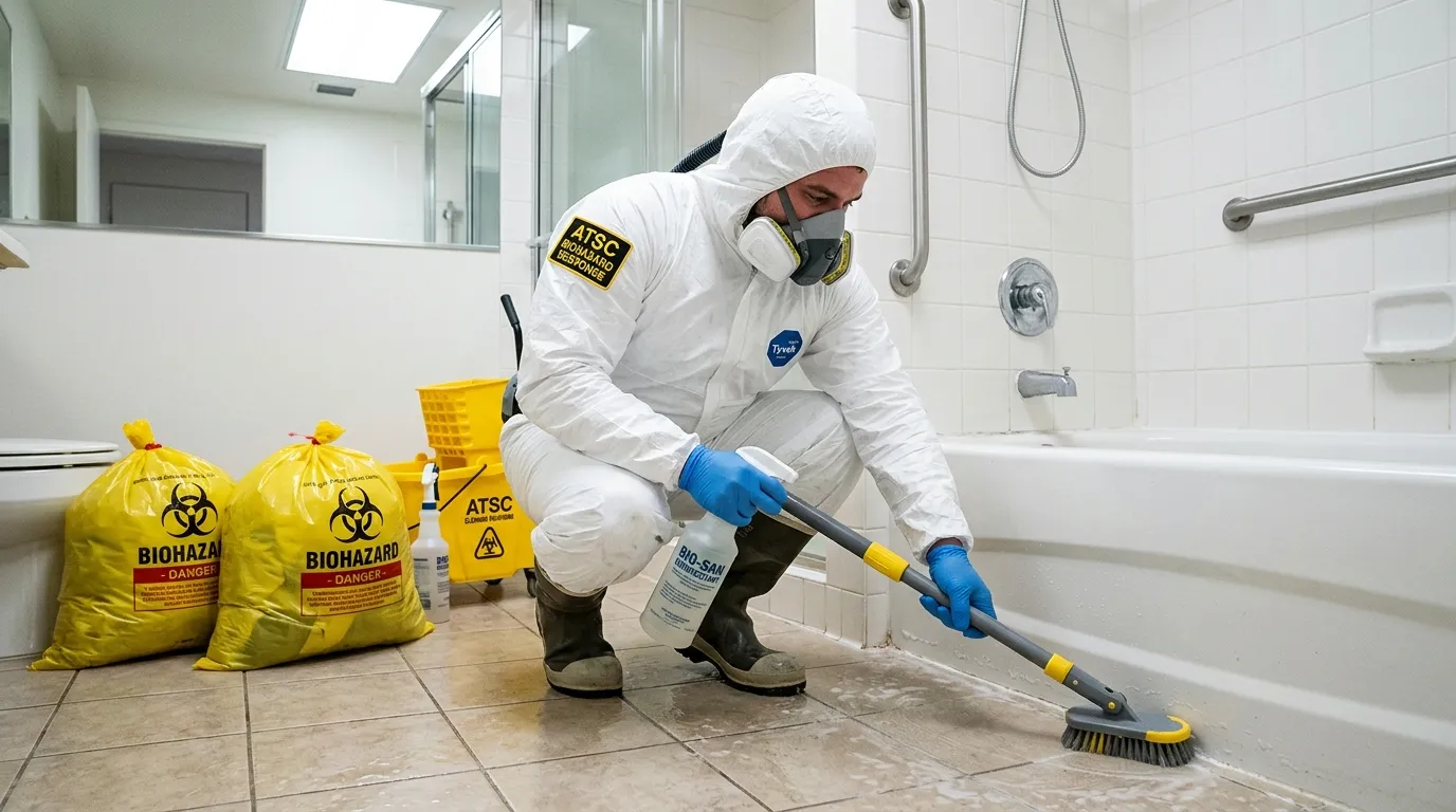 Decontamination equipment deployed for Blood Cleanup in Prospect